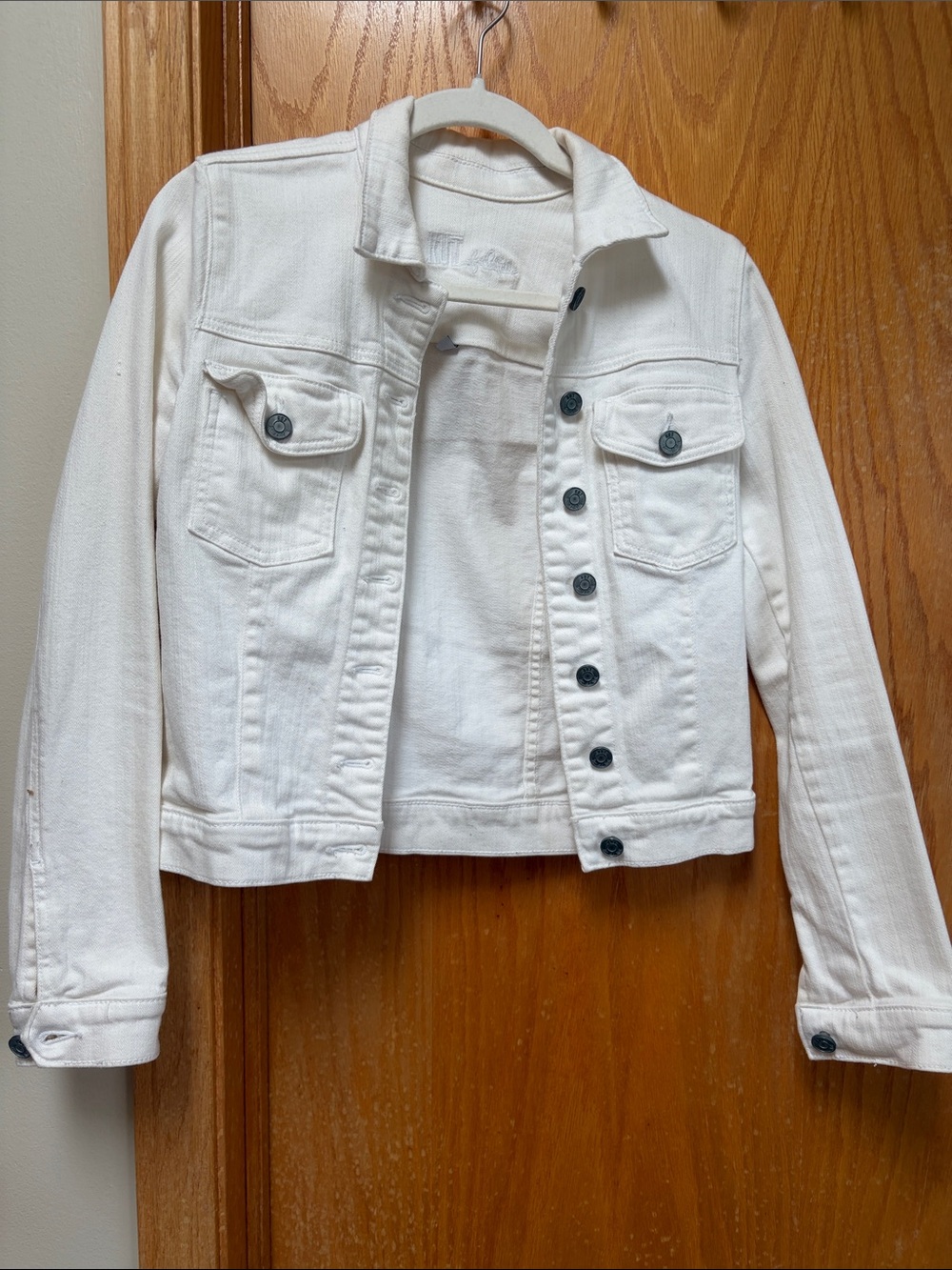 Kut from the Kloth White Denim Jean Jacket